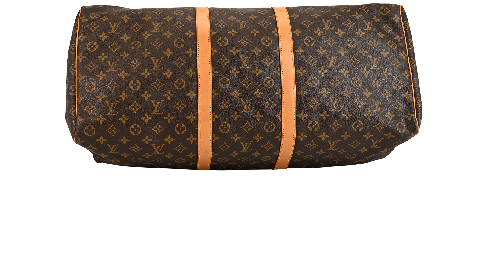 Keepall 60, &pound;950, Handbags, Brown, Canvas, Top view